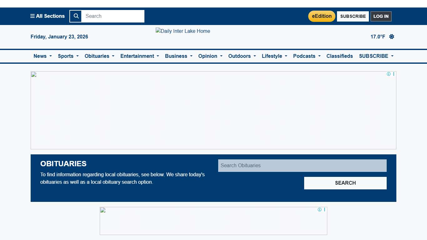 Obituaries for Kalispell, MT - Daily Inter Lake